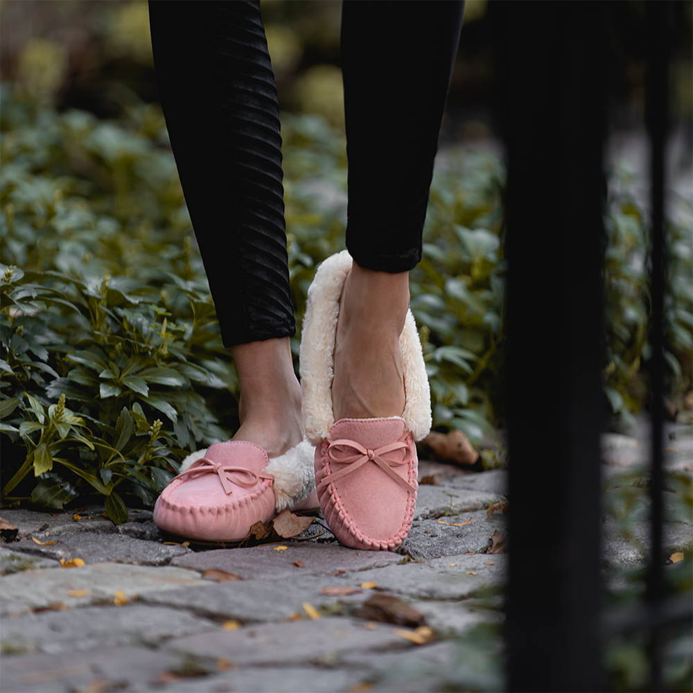 Floopi womens moccasin slippers online